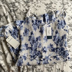 Abercrombie & Fitch Best Dressed Guest Smocked Mini Dress
